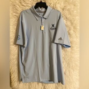 Gasparilla Invitational Tampa Adidas Golf NWT Mens’s Short Sleeve Polo Shirt. XL